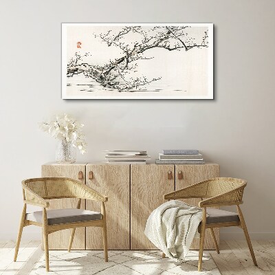 Obraz na Płótnie Azjatycki drzewo gałęzie