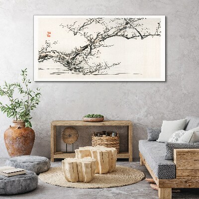 Obraz na Płótnie Azjatycki drzewo gałęzie
