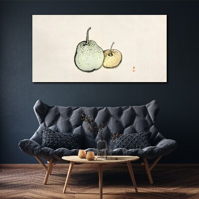 Obraz Canvas Abstrakcja Owoce Gruszki