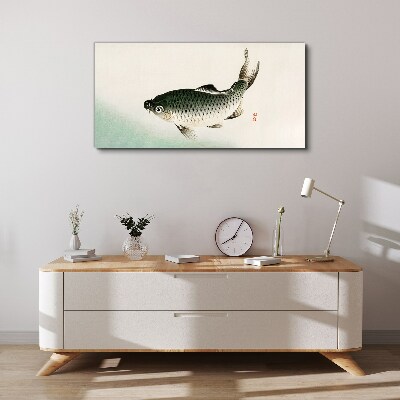 Obraz Canvas Karp w wodnym krajobrazie