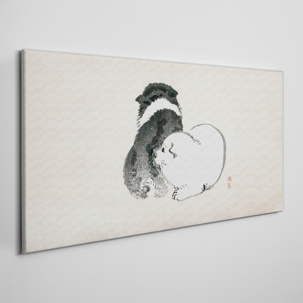Obraz Canvas Przyjacielskie spojrzenie psów
