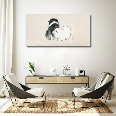 Obraz Canvas Przyjacielskie spojrzenie psów