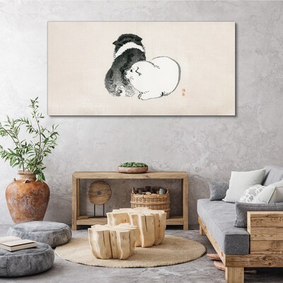 Obraz Canvas Przyjacielskie spojrzenie psów