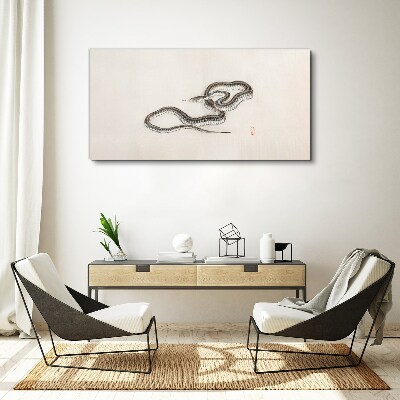 Obraz Canvas Wąż na tle minimalizmu