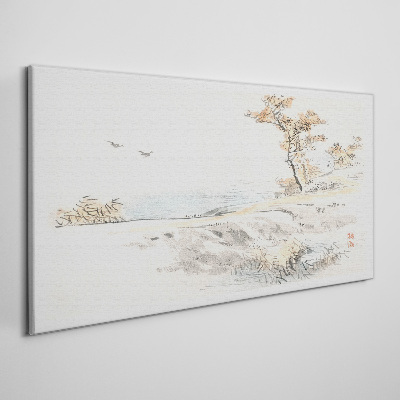 Obraz Canvas Spokojny pejzaż nad wodą