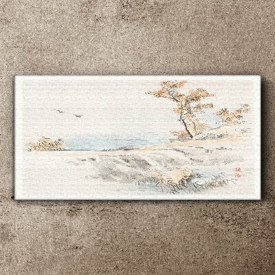 Obraz Canvas Spokojny pejzaż nad wodą