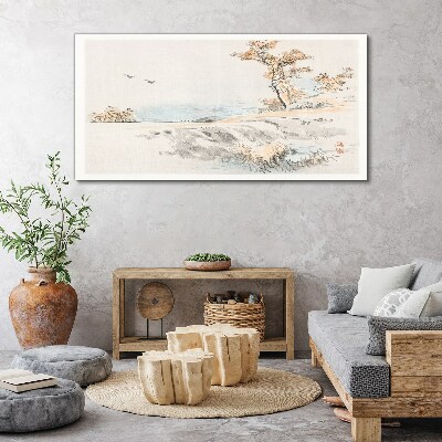 Obraz Canvas Spokojny pejzaż nad wodą