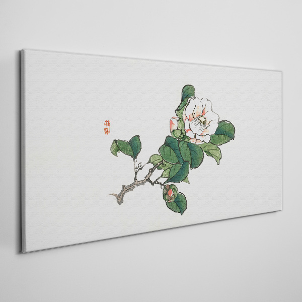Obraz Canvas Kwiat magnolii na gałęzi