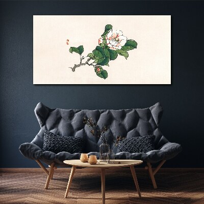 Obraz Canvas Kwiat magnolii na gałęzi