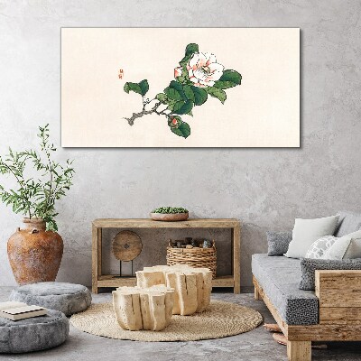 Obraz Canvas Kwiat magnolii na gałęzi