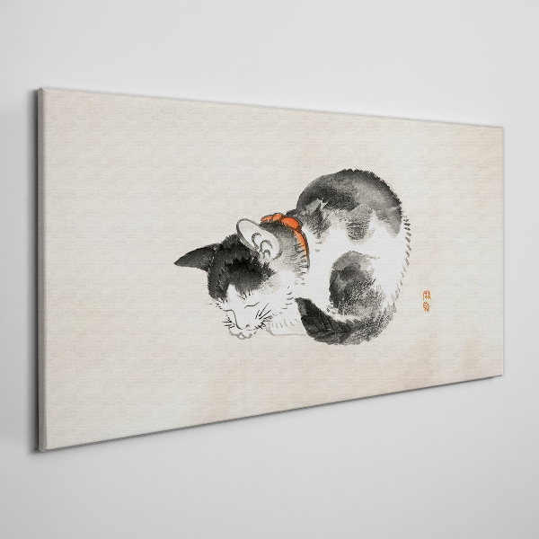 Obraz Canvas Śpiący kot