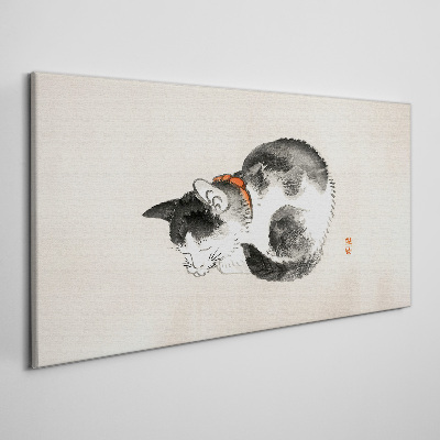 Obraz Canvas Śpiący kot