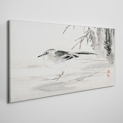 Obraz Canvas Drzewo Zwierzę Ptak Wróbel