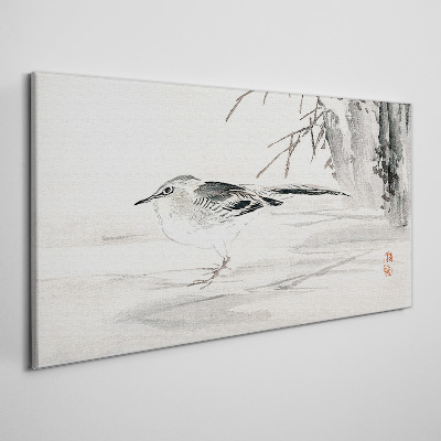 Obraz Canvas Skrzydlaty spokój nad wodą