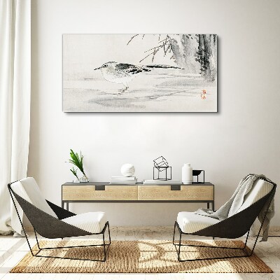 Obraz Canvas Skrzydlaty spokój nad wodą