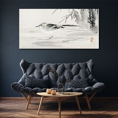 Obraz Canvas Skrzydlaty spokój nad wodą