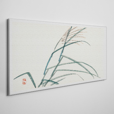 Obraz Canvas Azjatycki gałęzie liście