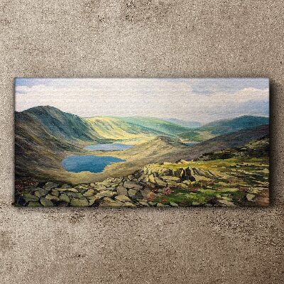 Obraz Canvas jeziora góry krajobraz