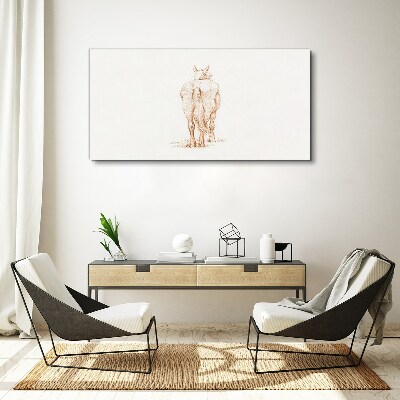 Obraz Canvas „Tył konia w delikatnym odcieniu”