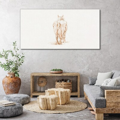 Obraz Canvas „Tył konia w delikatnym odcieniu”