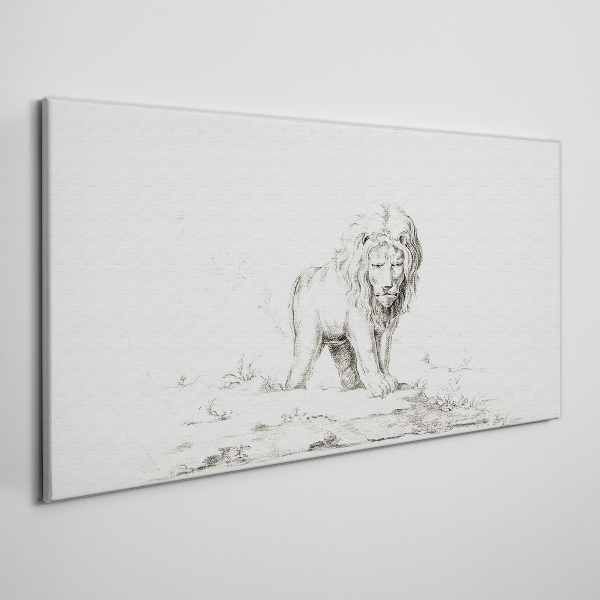 Obraz Canvas Lion in Contemplation