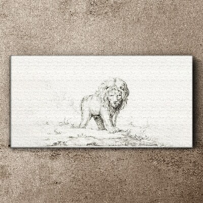 Obraz Canvas Lion in Contemplation