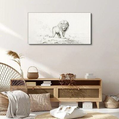 Obraz Canvas Lion in Contemplation