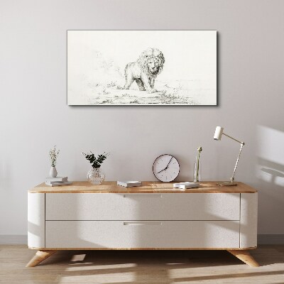 Obraz Canvas Lion in Contemplation