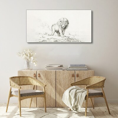 Obraz Canvas Lion in Contemplation