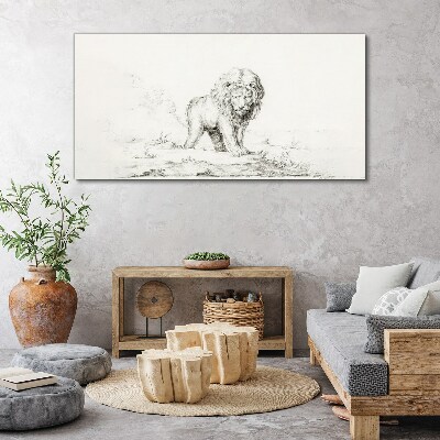 Obraz Canvas Lion in Contemplation