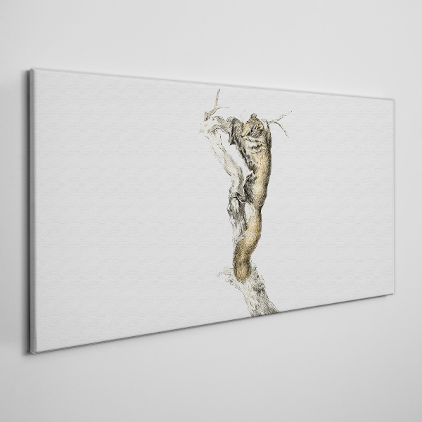 Obraz Canvas „Sowa na gałęzi”