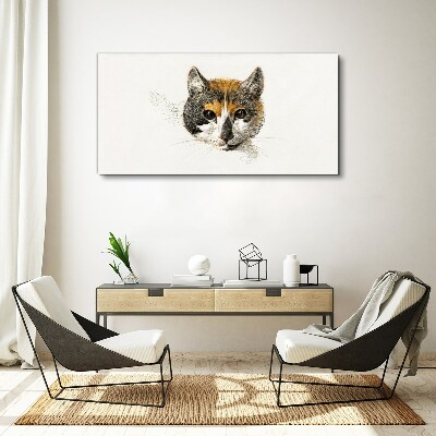 Obraz Canvas Portret kota w delikatnych odcieniach