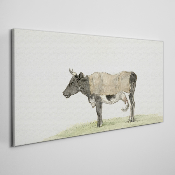 Obraz Canvas Krowa na łące