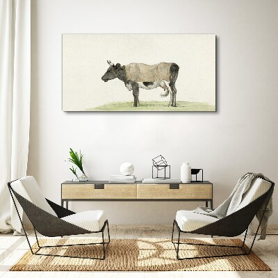 Obraz Canvas Krowa na łące