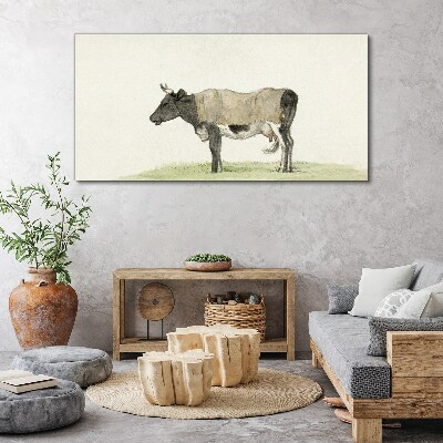 Obraz Canvas Krowa na łące