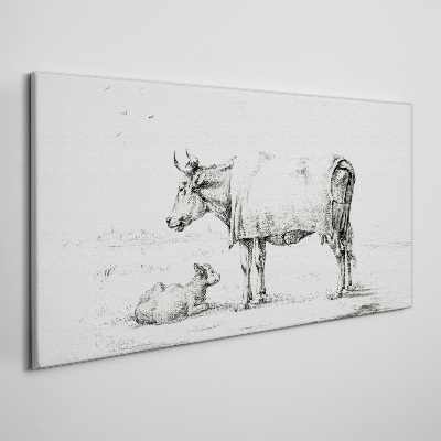 Obraz Canvas Spokój na pastwisku