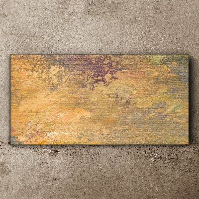 Obraz Canvas „Złote refleksy w abstrakcyjnym pejzażu”