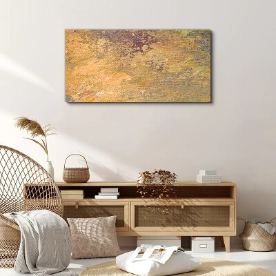 Obraz Canvas „Złote refleksy w abstrakcyjnym pejzażu”