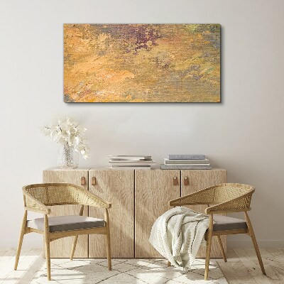 Obraz Canvas „Złote refleksy w abstrakcyjnym pejzażu”