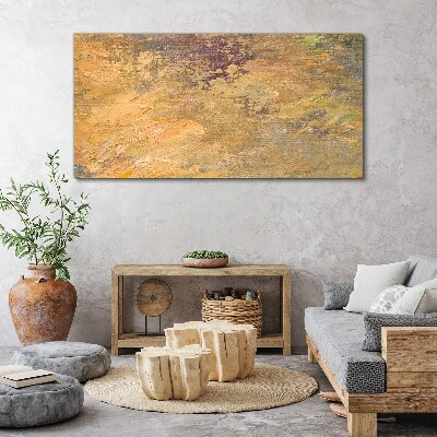 Obraz Canvas „Złote refleksy w abstrakcyjnym pejzażu”