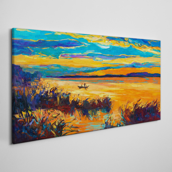 Obraz Canvas Złote refleksy nad wodą