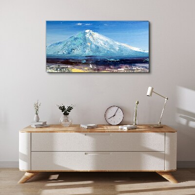 Obraz Canvas Góra w błękicie