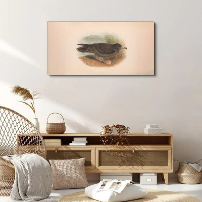Obraz Canvas Ptak nad brzegiem wody