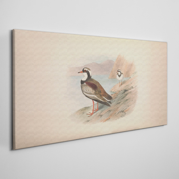Obraz Canvas Ptaki nad wodą