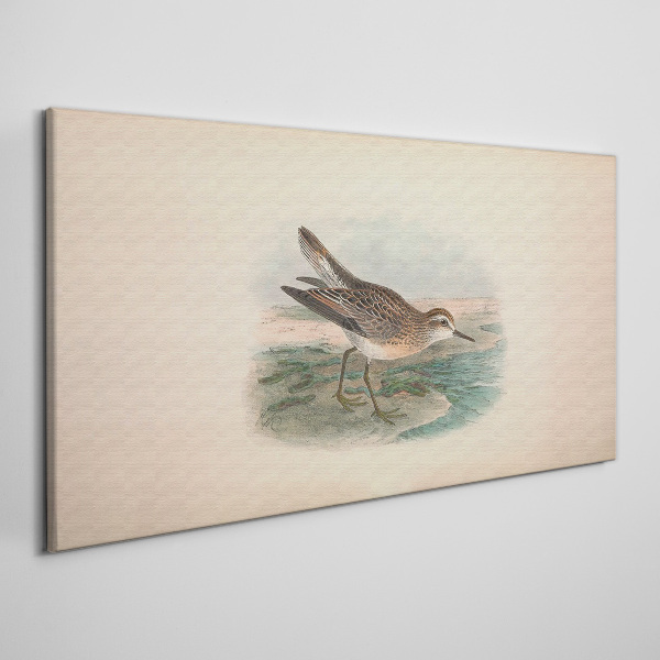 Obraz Canvas Wędrowny ptak na tle krajobrazu