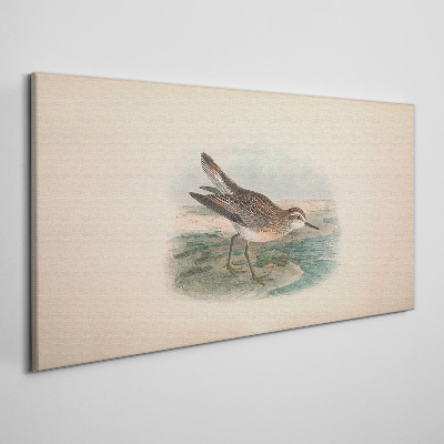 Obraz Canvas Wędrowny ptak na tle krajobrazu