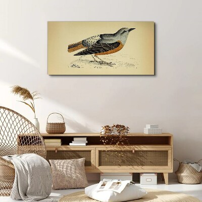 Obraz Canvas Ptak w pastelowych odcieniach