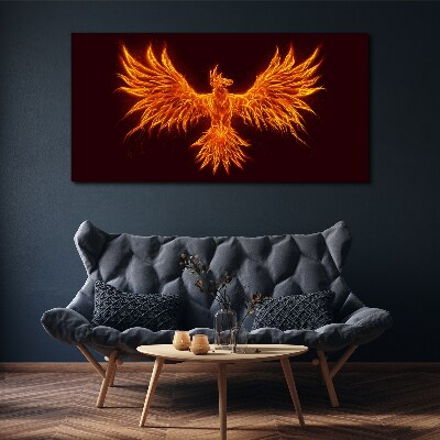 Obraz Canvas Płonący Feniks