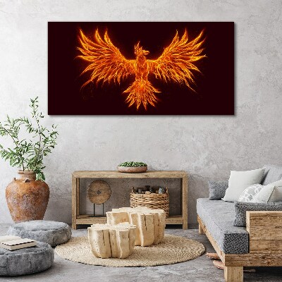Obraz Canvas Płonący Feniks