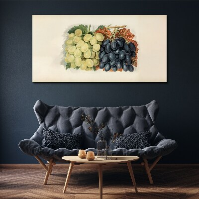 Obraz na Płótnie owoce winogrona liście